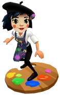 Cocoartoutfitsurfingonpaintpalette.png (388 KB) Coco in her Art Outfit surfing on Paint Palette