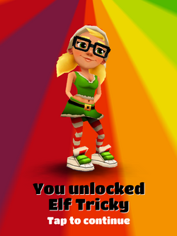 Subway Surfers World Tour: Subway City Xmas Elf Tricky Unlocked