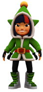 Elf Yutani, a Christmas special surfer ()