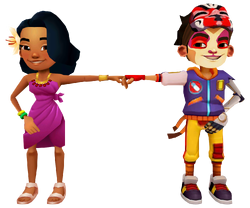 Subway Surfers - #ShopUpdate ⭐ You'll never miss a beat! 🎶 Unlock Bangkok  surfer Noon, Noon's Pink Outfit, and the melodic Ukulele Board. Available  from March 8th - March 10th. 🎸 See