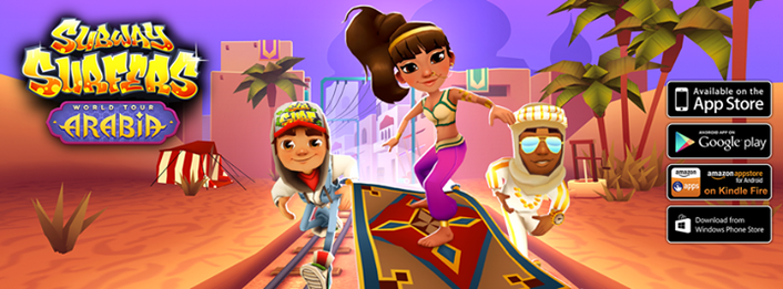 Subway Surfers for Windows Phone updated with venice visuals and