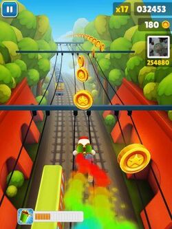 Subway Surfers] Pick Up 5 Jetpacks 