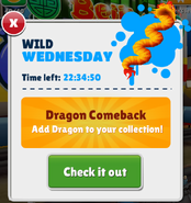 Dragon's reappearance