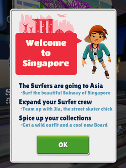 Subway surfers singapore 2022
