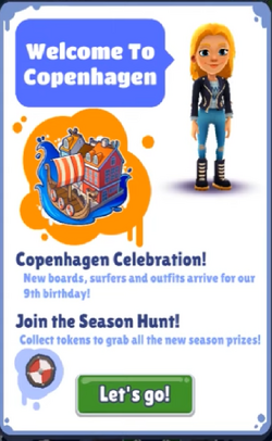 Subway Surfers on X: The #SubwaySurfers 5th #birthday celebrations have  begun, with a BRAND NEW destination - #Copenhagen! Jump in-game and meet  Freya!  / X