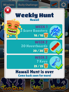 Completing the Weekly Hunt