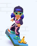 Festive Tricky surfing on Galactic Peel