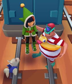 Subway Surfers X-Mas Elf Tricky vs Elf Yutani Gameplay Android ios 