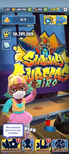 Subway Surfers para Windows Phone foi atualizado e ganhou uma turnê no Cairo