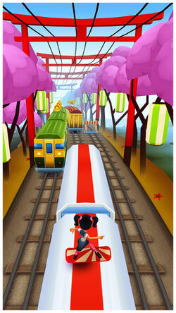 Railway Surfers by Waree Saenglee