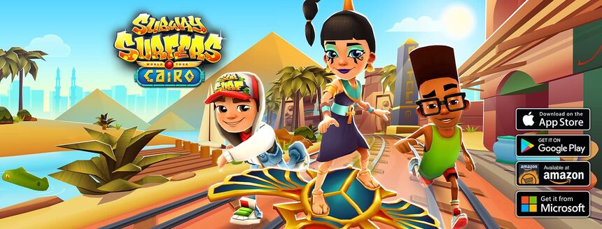 Subway Surfers para Windows Phone foi atualizado e ganhou uma turnê no Cairo