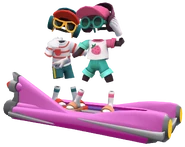 Tutti and Frutti on K-Dillac with Pretty in Pink Bundle pose