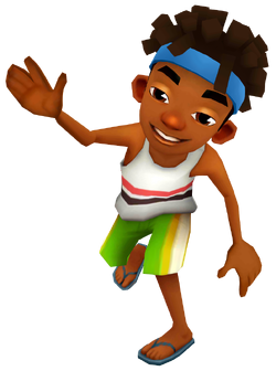 Curiosidade: Existe um personagem de Subway Surfers que representa a cidade  de São Paulo chamado Edison, esse personagem usa uma camisa do Tricolor  Paulista : r/futebol