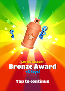 Letter Chaser - Bronze Award