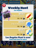 All the prizes of the Weekly Hunt