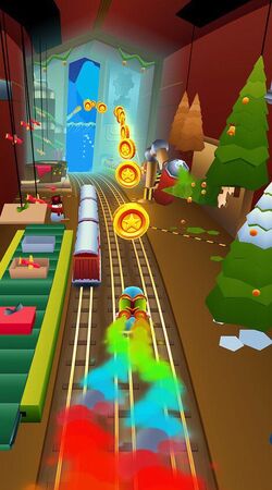 Subway Surfers Winter Holiday - UwUduck