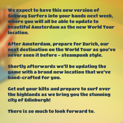 Subway Surfers World Tour 2020 - Zurich Maps 