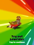 Trying out Lowrider with Prince K in his Jag Outfit