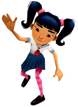 Personagem de jogo Android Subway Surfers, surfistas de metrô harumi, jogo,  outros png