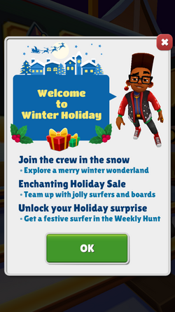 Subway Surfers Winter Holiday Natal de 2019