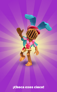 Getting a Top Run with Soul in his Sir Easter Outfit