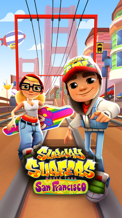 Subway Surfers World Tour - San Francisco Trailer  Visit the colorful  Subway tracks of San Francisco! Meet Jenny, the peace loving surfer, and  show off on the new Groovy board! Update