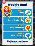 All the prizes of the Weekly Hunt