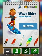 Selecting Wave Rider with Brody