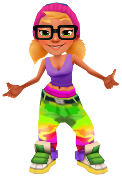 Tricky is a lesbian!!! 10yo me called it ♡ [Subway Surfers pride