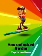 Unlocking Birdie with Jake in his Star Outfit