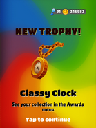 Classy Clock Trophy
