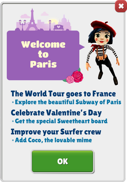 SUBWAY SURFERS PARIS 2020 l ATUALIZAÇÃO DO DIA DOS NAMORADOS ♡ ♥ 