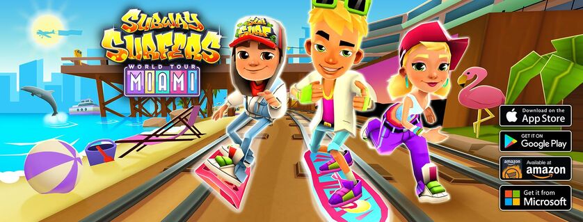 Join the Subway Surfers World Tour in sunny #Miami, Florida, and explore  the beach with Nick. 😎 Tag your Subway Surfers friends in the comments and  get, By SYBO