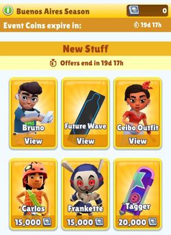 ALL CHARACTERS IN SUBWAY SURFERS BUENOS AIRES 2023 
