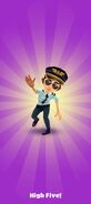 Getting a Top Run with Ace in his Pilot Outfit