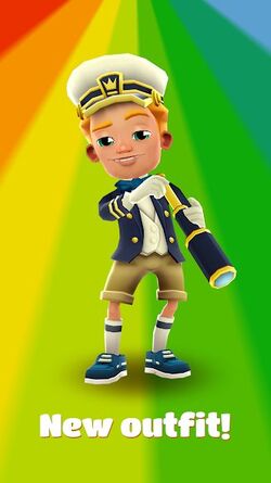 Subway Surfers World Tour 2018 - Monaco - New Character Philip Captain  Outfit 