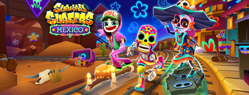 Subway Surfers Halloween 2017 foi ao México 