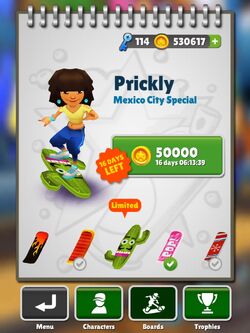 Prickly, Subway Surfers Wiki