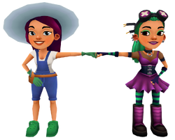 SUBWAY SURFERS BERLIN 2021 : NINA WHITE NIGHT OUTFIT