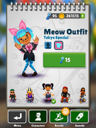 Purchasing Harumi's Meow Outfit