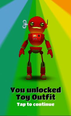 Unlocked Tagbot Toy Outfit On Subway Surfers Zurich, toy, lock, Zürich,  clothing