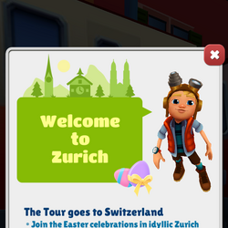 Subway Surfers World Tour: Zurique 2020