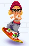 Tricky surfing a Hoverboard