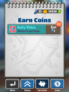 Earn keys by watching the Daily Video