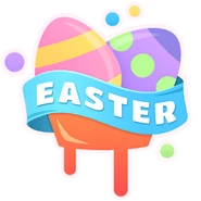 Easter sticker
