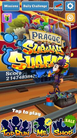 Subway surfers: Prague for iPhone - Download