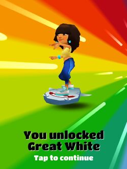 Great White, Subway Surfers Wiki