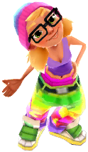 Tricky is a lesbian!!! 10yo me called it ♡ [Subway Surfers pride