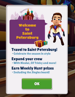 Subway Surfers World Tour: São Petersburgo 2020, Subway Surfers Wiki BR