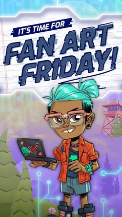 Subway Surfers - It's Friday! 🙌 Who are you gonna chill with this weekend?  😎 Art by akila063117 on IG! 🎨